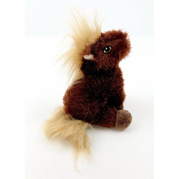 Webkinz Brown Fuzzy Horse Farm Stuffed Animal Plush Soft Toy Pet Ganz No Code - Picture 5 of 11